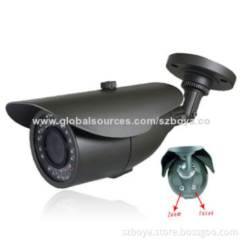 CCTV CCD waterproof IR camera with 4-9mm/2.8-12mm varifocus zoom lens, OSD cable/UTC